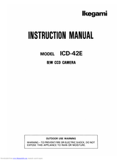 Ikegami ICD-42E Instruction Manual