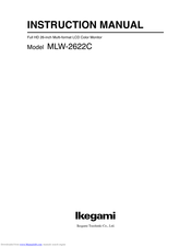 Ikegami MLW-2622C Instruction Manual