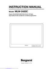 Ikegami MLW-2420C Instruction Manual