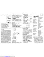 Ikegami ICD-505 Instruction Manual