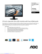 AOC e2752She Specification