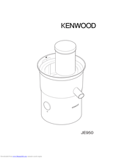 calorie Supermarket Respectively Kenwood JE950 Manuals | ManualsLib