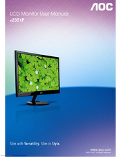 AOC e2351f Manual