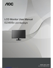 AOC e2360Sd Manual