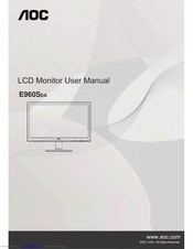 AOC e960Sda Manual
