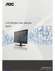 AOC n2041S Manual