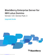 Blackberry AH0QIKO - Lotus Domino Enterprise Server Upgrade Manual
