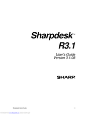 Sharp Sharpdesk R3.1 User Manual