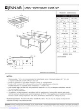 Jenn-Air LANAI JED7430AAB Product Dimensions