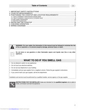Smeg HB96CXU3 Installation Instructions Manual