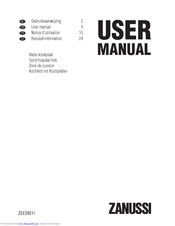 Zanussi ZEE3921IXA User Manual