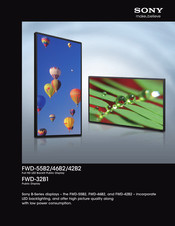 Sony FWD46B2TOUCH Brochure