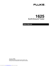 Fluke 1625 User Manual