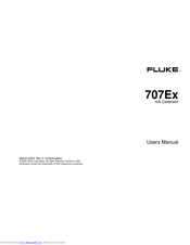 Fluke 707Ex User Manual