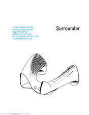 Sennheiser Surrounder Instructions For Use Manual
