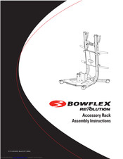 Bowflex Revolution Accessory Rack Assembly Instructions Manual