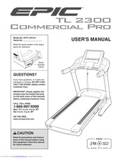 Epic Fitness EPTL12010.0 Manual