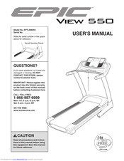 Epic Fitness Club Series H140t Treadmill Manual
