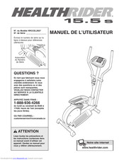 Healthrider 15.5 S Elliptical Manuel De L'utilisateur