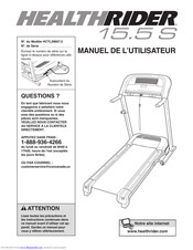 HealthRider 15.5 S Treadmill Manuel De L'utilisateur