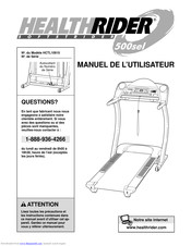 HealthRider SoftStrider 500 Sel Manuel De L'utilisateur