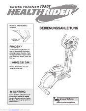Healthrider Crosstrainer 1050 T Elliptical Bedienungsanleitung