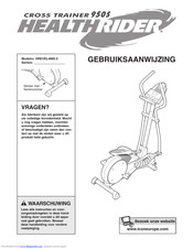 HealthRider Cross Trainer 950S Gebruiksaanwijzing