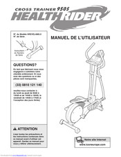 Healthrider Crosstrainer 950 S Elliptical Manuel De L'utilisateur