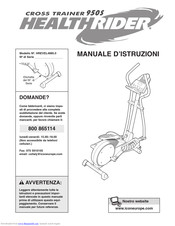 Healthrider Crosstrainer 950 S Elliptical Manuale D'istruzioni
