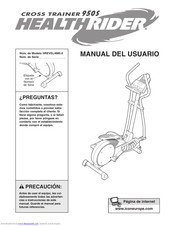 Healthrider Crosstrainer 950 S Elliptical Manual Del Usuario