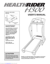HealthRider H 300 Treadmill User Manual