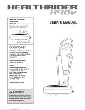 HealthRider HMVB49608 Manual