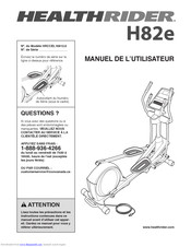 HealthRider HRCCEL16912.0 Manuel De L'utilisateur