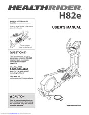 Healthrider H82e Elliptical User Manual
