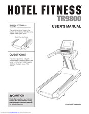 Hotel Fitness TR9800 Manual