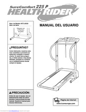 HealthRider Softstrider 225p Treadmill Manual Del Usuario