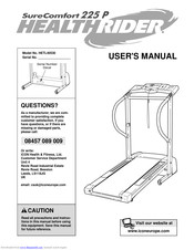 HealthRider Softstrider 225p Treadmill Manual