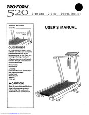 ProForm WETL10050 Manual
