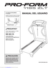 ProForm 1195 Zlt Cwl Treadmill Manual Del Usuario