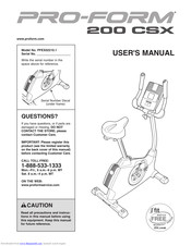 ProForm PFEX02210.1 Manual