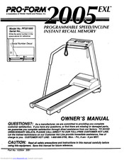 ProForm PF351900 Owner's Manual
