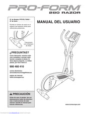 Pro-Form PFEVEL73008.1 Manual Del Usuario