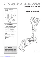 Pro-Form PFEVEL73008.1 Manual
