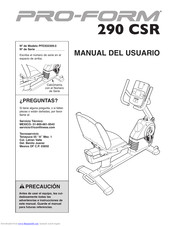 Pro-Form PFEX02309.0 Manual Del Usuario