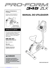 Pro-Form 345 Zlx Bike Manual Do Utilizador