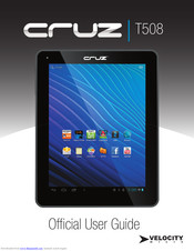 Velocity Micro Cruz T508 User Manual