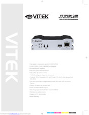 Vitek VT-IPSD102H - Manual