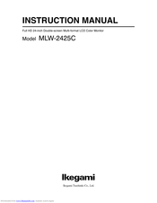 Ikegami MLW-2425C Instruction Manual