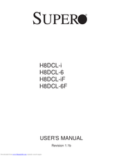 Supero H8DCL-iF User Manual