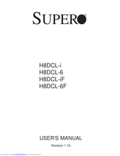 Supero H8DCL-6 User Manual